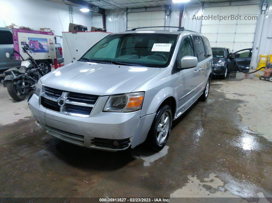 2010 Dodge Grand Caravan Sxt Silver vin: 2D4RN5D17AR444138