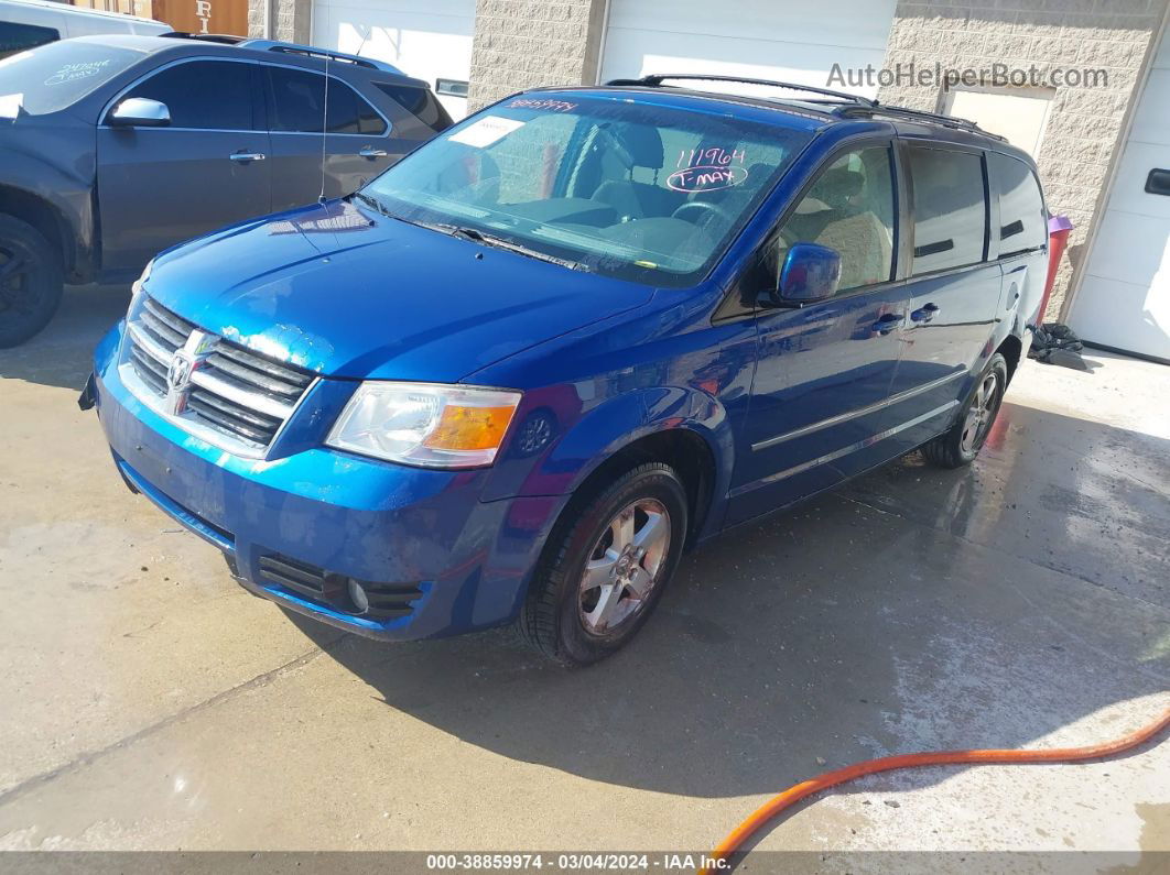 2010 Dodge Grand Caravan Sxt Blue vin: 2D4RN5D18AR111964