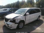 2010 Dodge Grand Caravan Sxt White vin: 2D4RN5D18AR409379