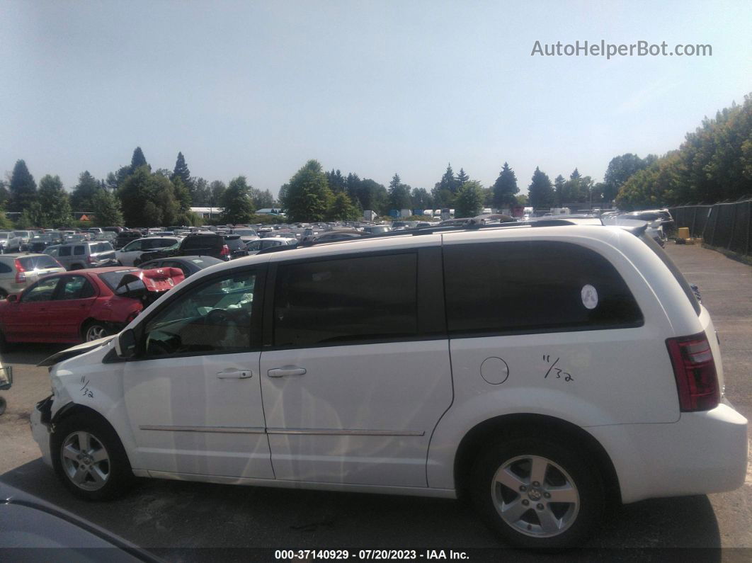 2010 Dodge Grand Caravan Sxt White vin: 2D4RN5D18AR409379