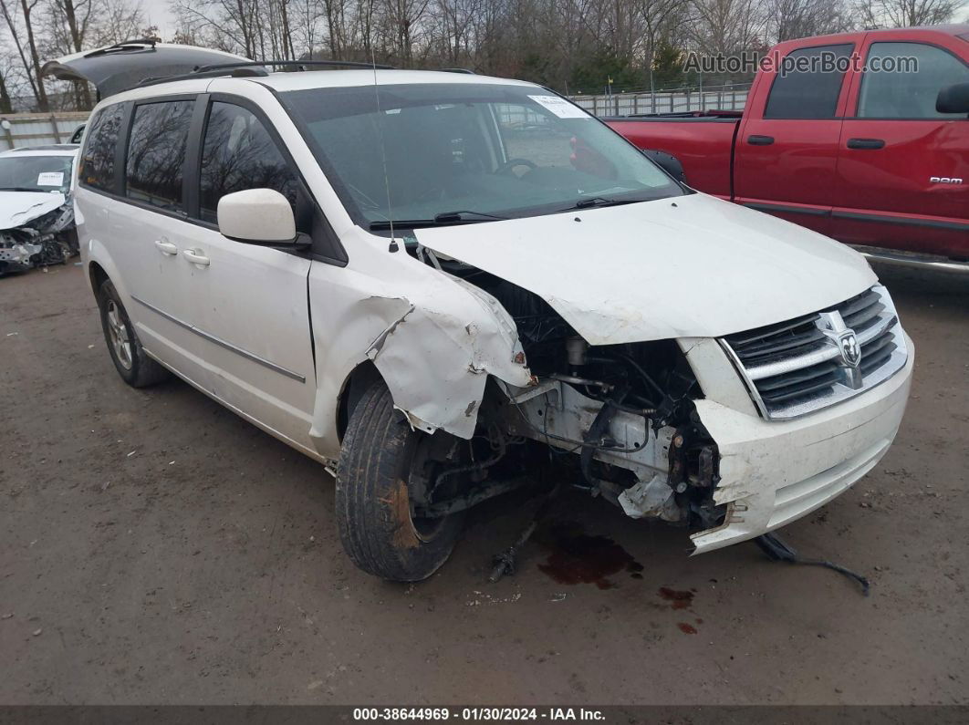 2010 Dodge Grand Caravan Sxt White vin: 2D4RN5D19AR100469