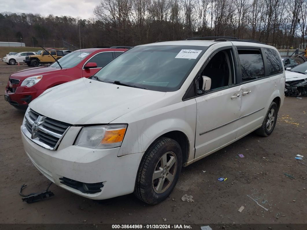 2010 Dodge Grand Caravan Sxt White vin: 2D4RN5D19AR100469