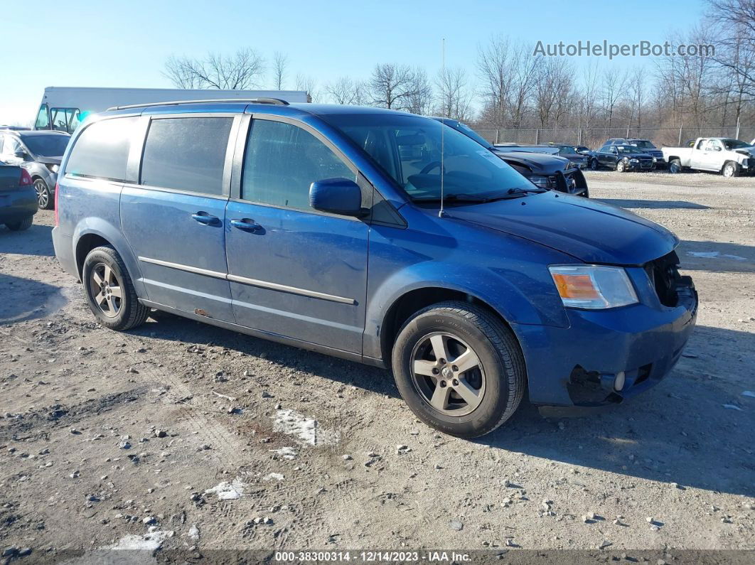 2010 Dodge Grand Caravan Sxt Синий vin: 2D4RN5D19AR127154