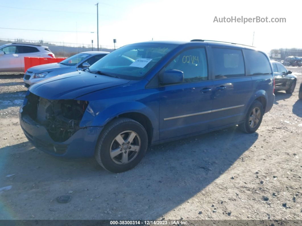 2010 Dodge Grand Caravan Sxt Blue vin: 2D4RN5D19AR127154