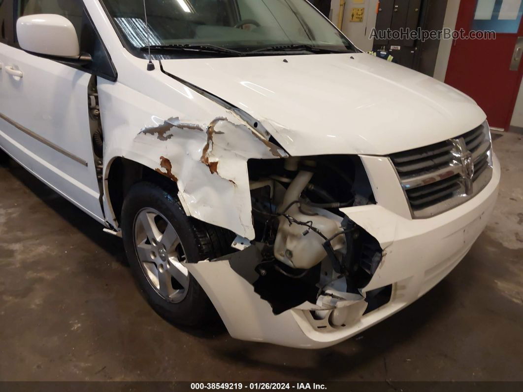 2010 Dodge Grand Caravan Sxt White vin: 2D4RN5D1XAR210480