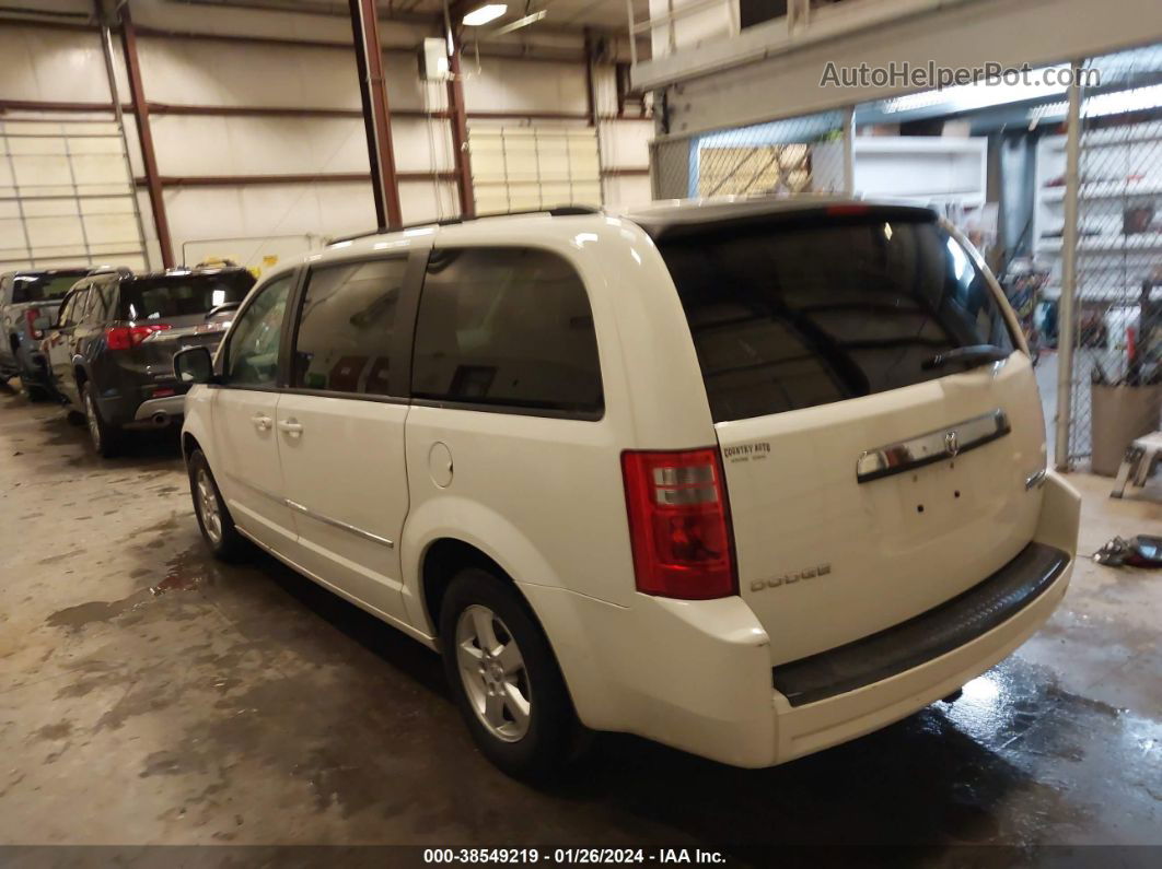 2010 Dodge Grand Caravan Sxt White vin: 2D4RN5D1XAR210480