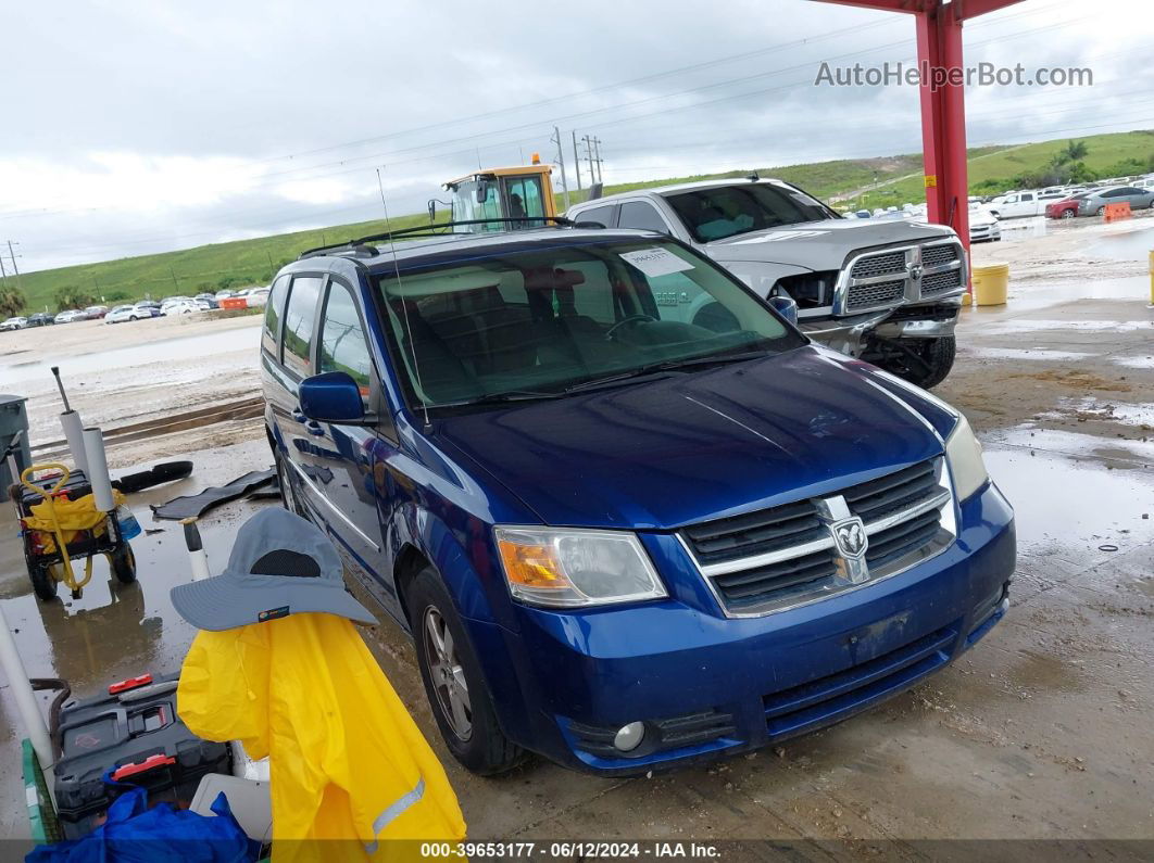 2010 Dodge Grand Caravan Sxt Blue vin: 2D4RN5D1XAR215842