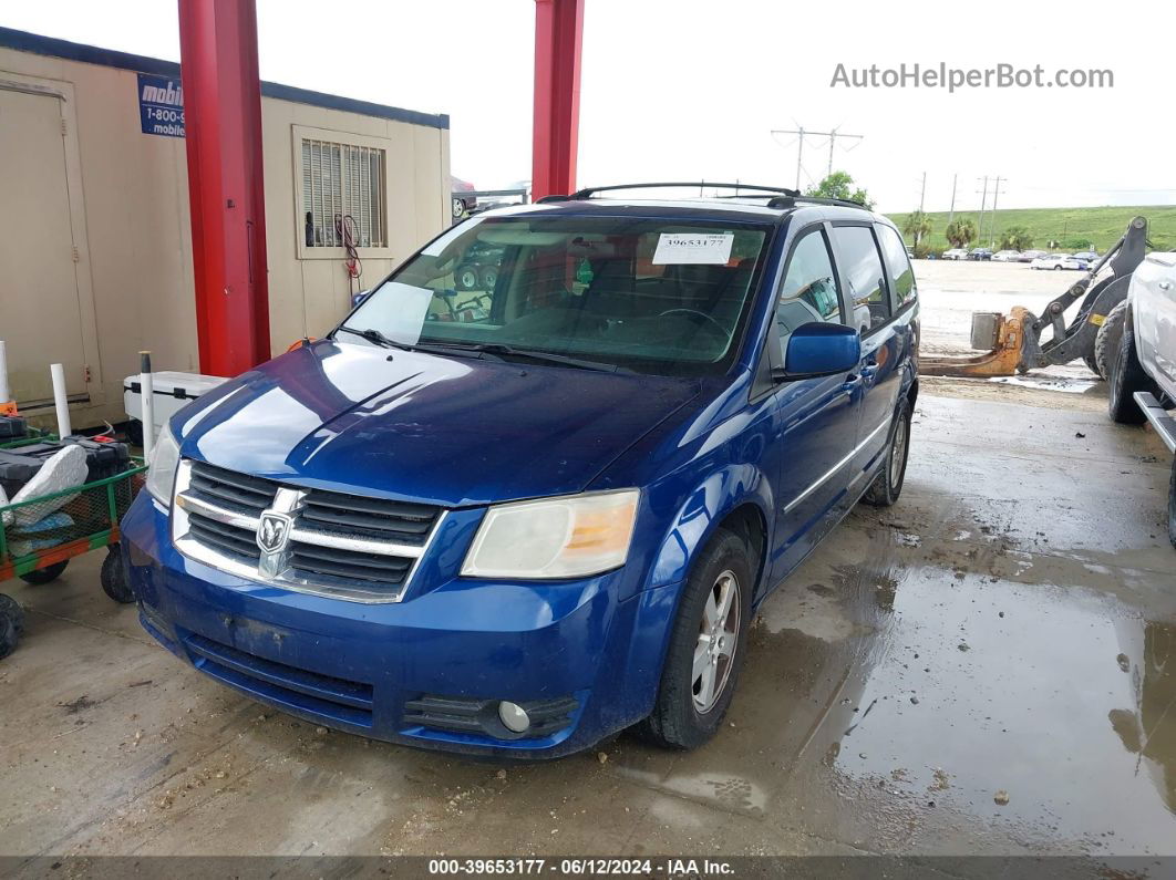 2010 Dodge Grand Caravan Sxt Blue vin: 2D4RN5D1XAR215842