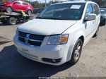 2010 Dodge Grand Caravan Sxt White vin: 2D4RN5D1XAR219339