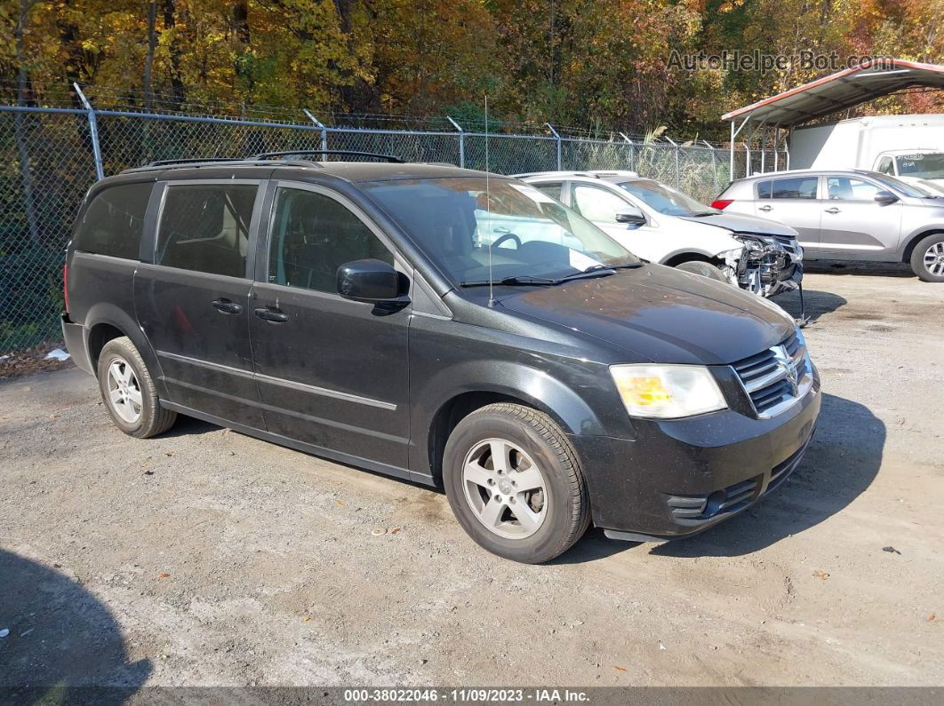 2010 Dodge Grand Caravan Sxt Black vin: 2D4RN5D1XAR251143