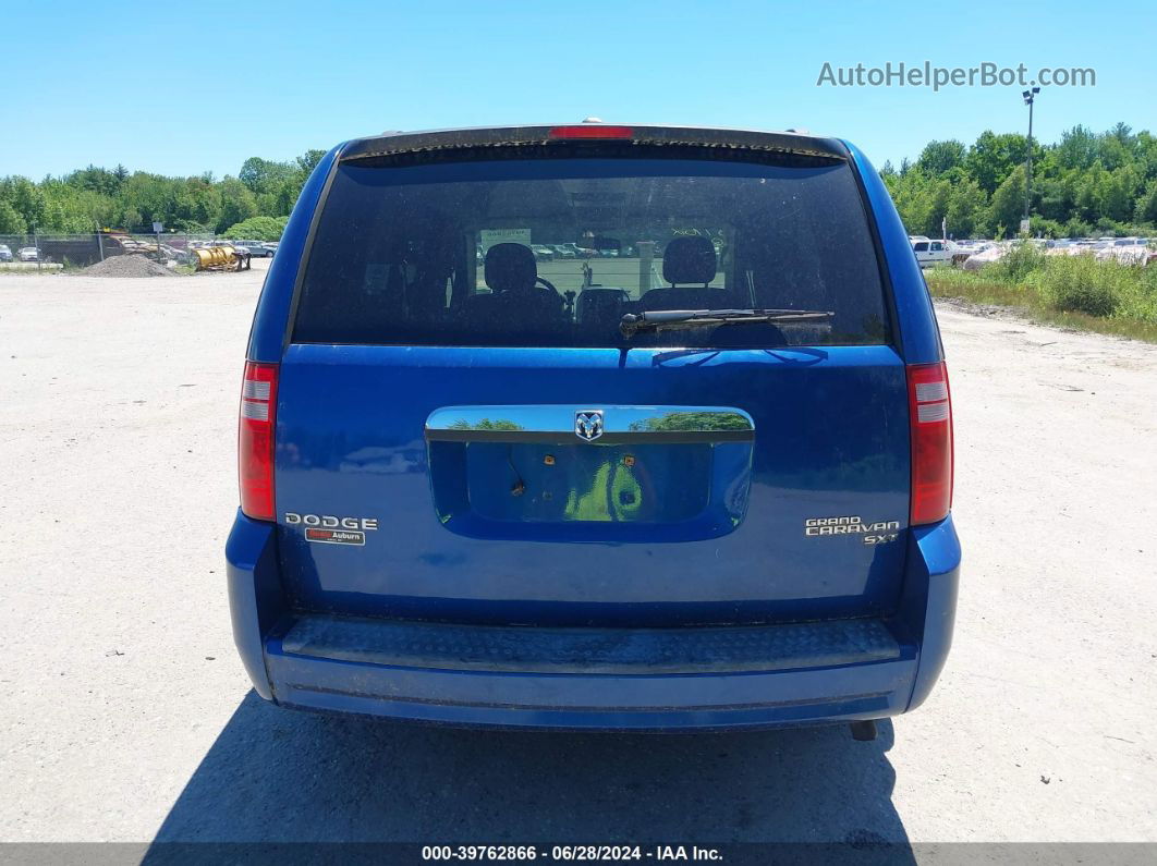 2010 Dodge Grand Caravan Sxt Blue vin: 2D4RN5D1XAR409626