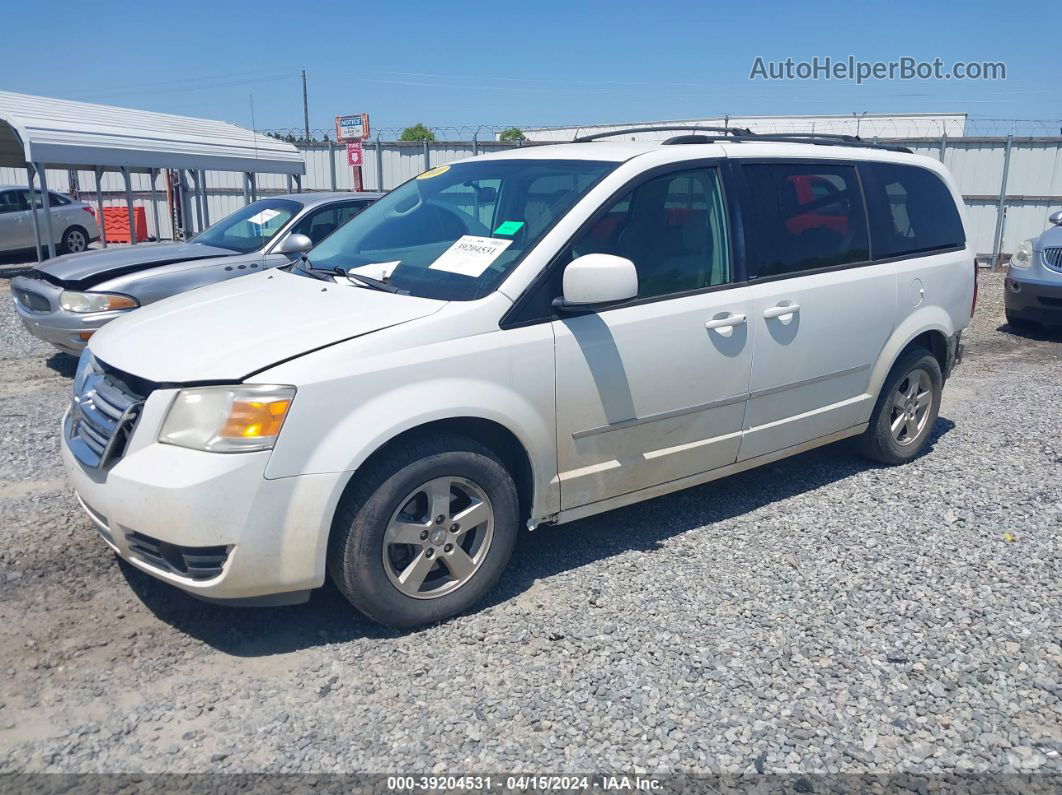 2010 Dodge Grand Caravan Sxt White vin: 2D4RN5DX1AR127458