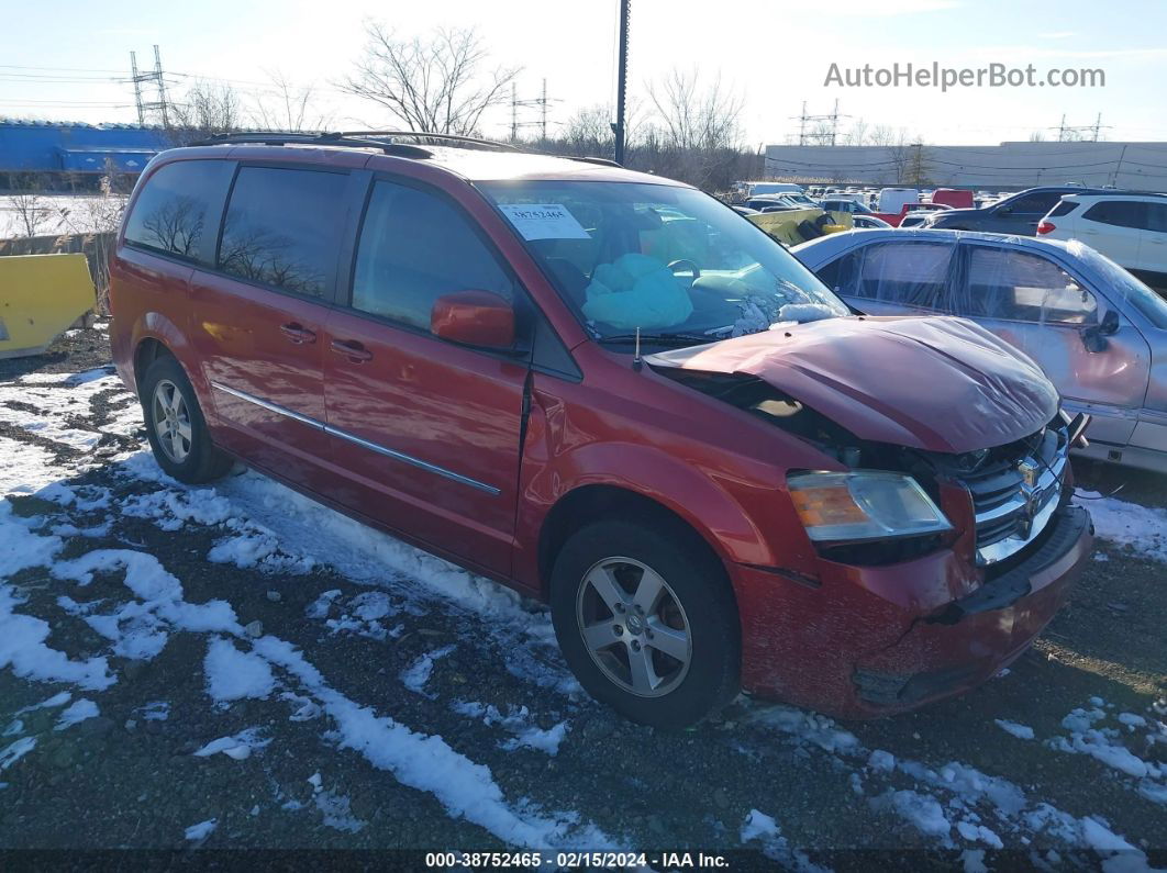 2010 Dodge Grand Caravan Sxt Red vin: 2D4RN5DX3AR157013