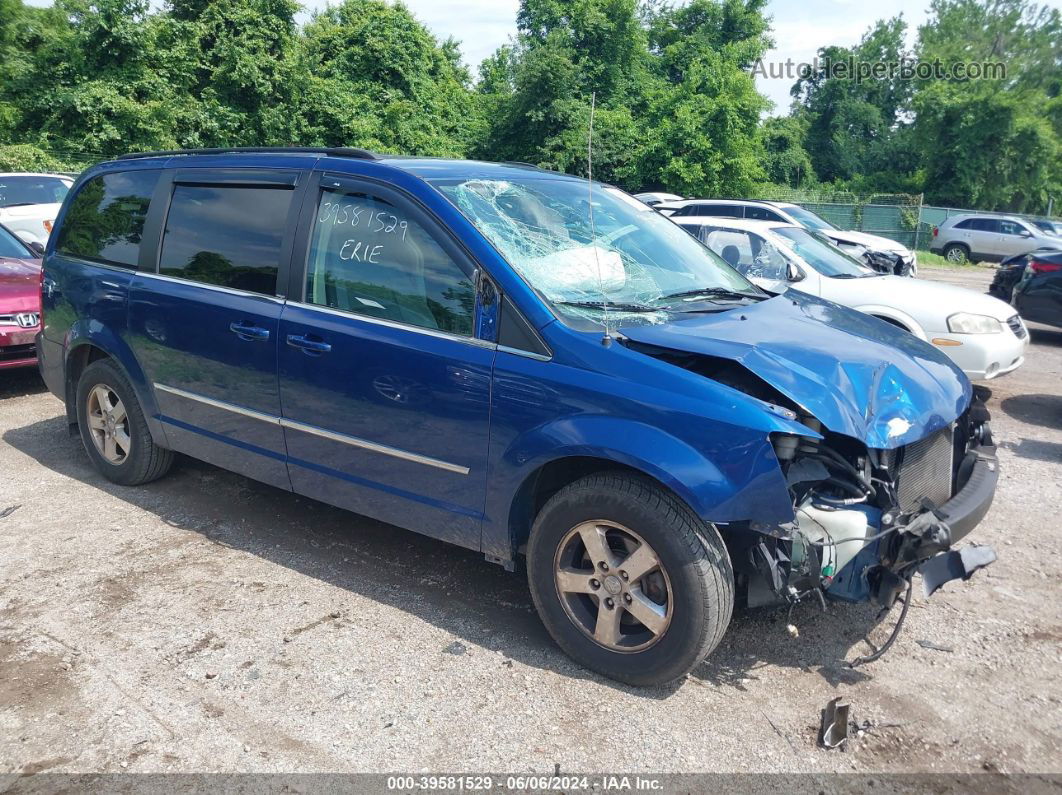 2010 Dodge Grand Caravan Sxt Синий vin: 2D4RN5DX3AR288037