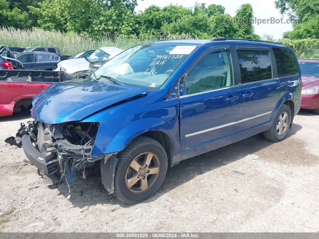 2010 Dodge Grand Caravan Sxt Blue vin: 2D4RN5DX3AR288037