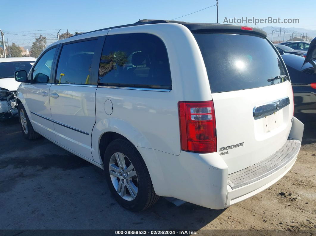 2010 Dodge Grand Caravan Sxt White vin: 2D4RN5DX3AR383908