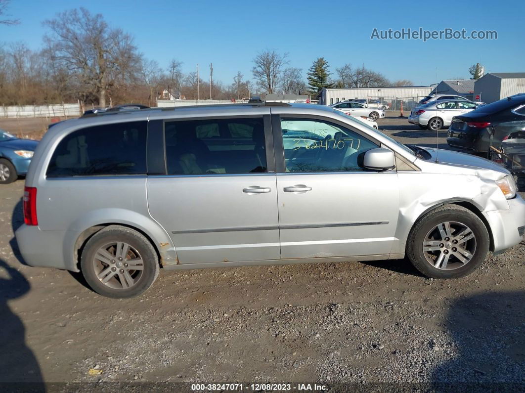 2010 Dodge Grand Caravan Sxt Silver vin: 2D4RN5DX6AR223750