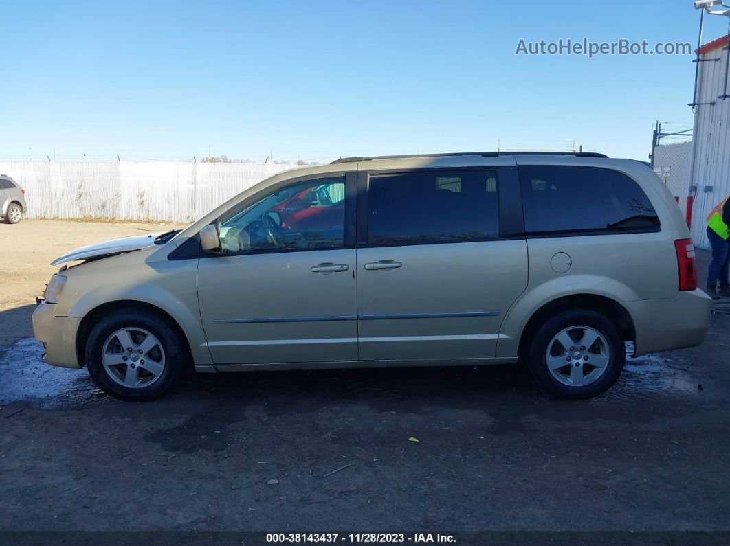 2010 Dodge Grand Caravan Sxt Золотой vin: 2D4RN5DX6AR290221