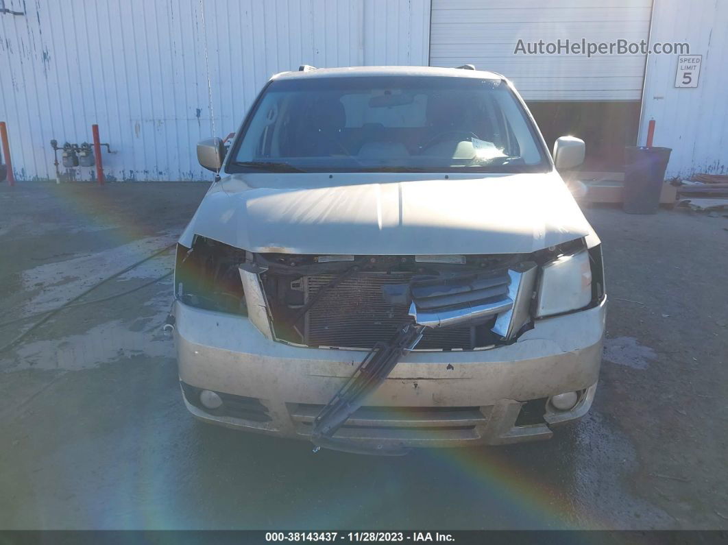 2010 Dodge Grand Caravan Sxt Золотой vin: 2D4RN5DX6AR290221