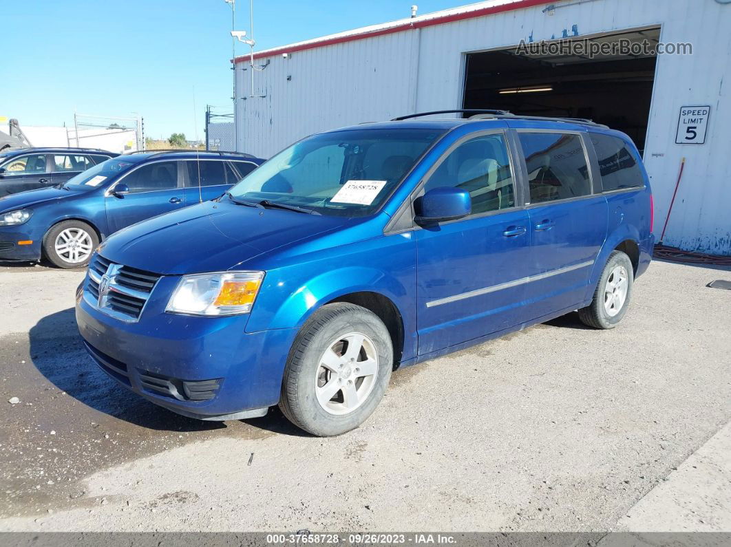 2010 Dodge Grand Caravan Sxt Синий vin: 2D4RN5DX7AR140716