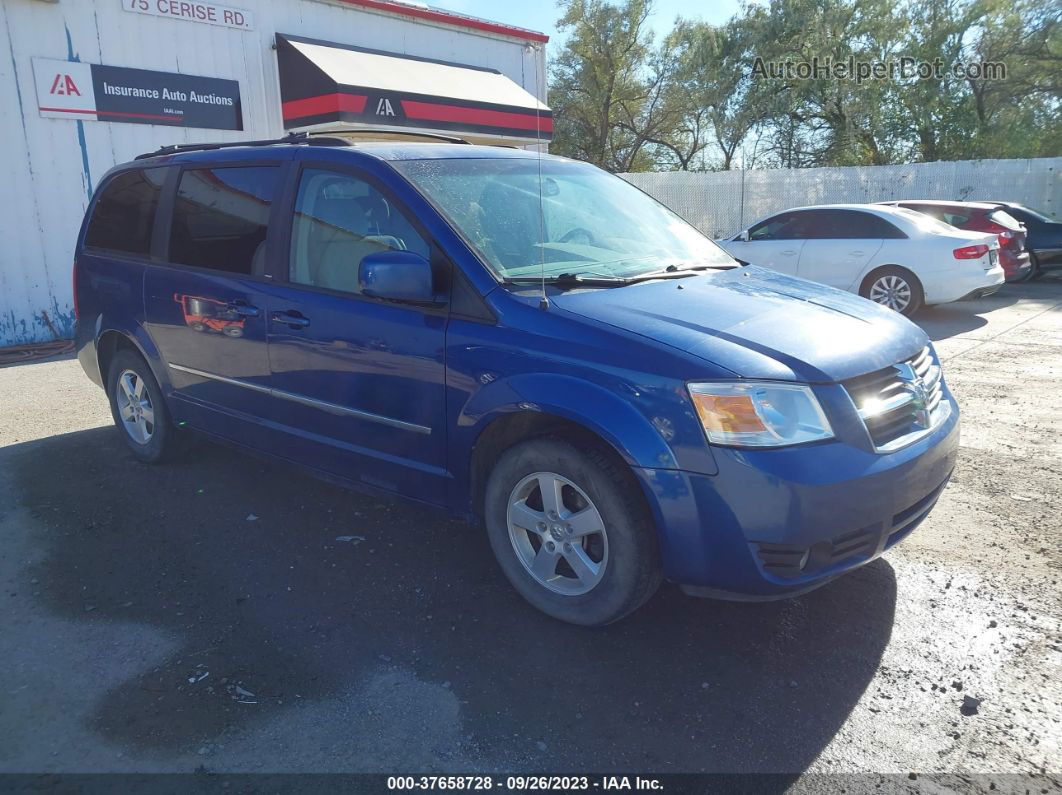 2010 Dodge Grand Caravan Sxt Синий vin: 2D4RN5DX7AR140716