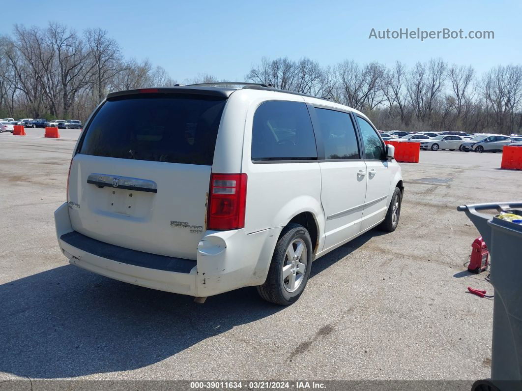 2010 Dodge Grand Caravan Sxt White vin: 2D4RN5DX8AR139123