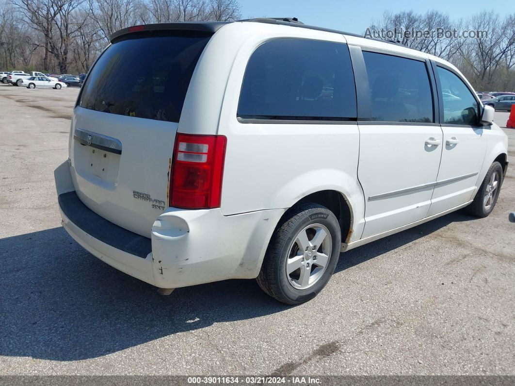 2010 Dodge Grand Caravan Sxt White vin: 2D4RN5DX8AR139123