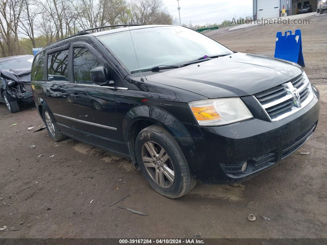 2010 Dodge Grand Caravan Sxt Black vin: 2D4RN5DX8AR268141