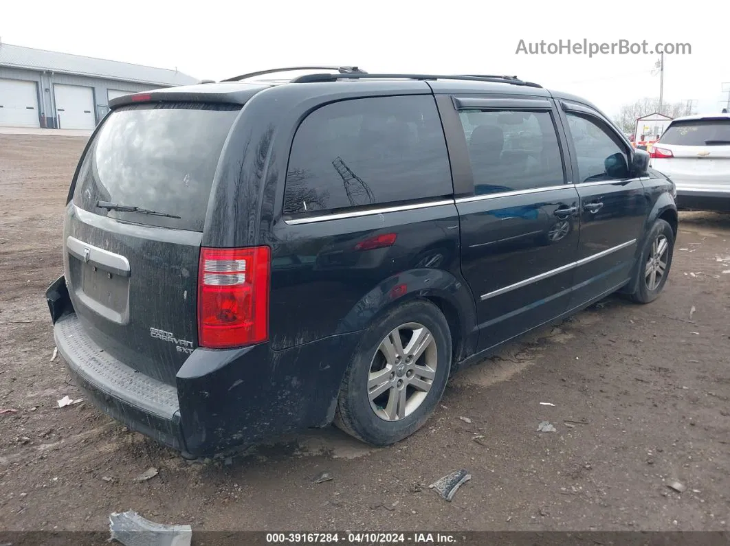 2010 Dodge Grand Caravan Sxt Black vin: 2D4RN5DX8AR268141