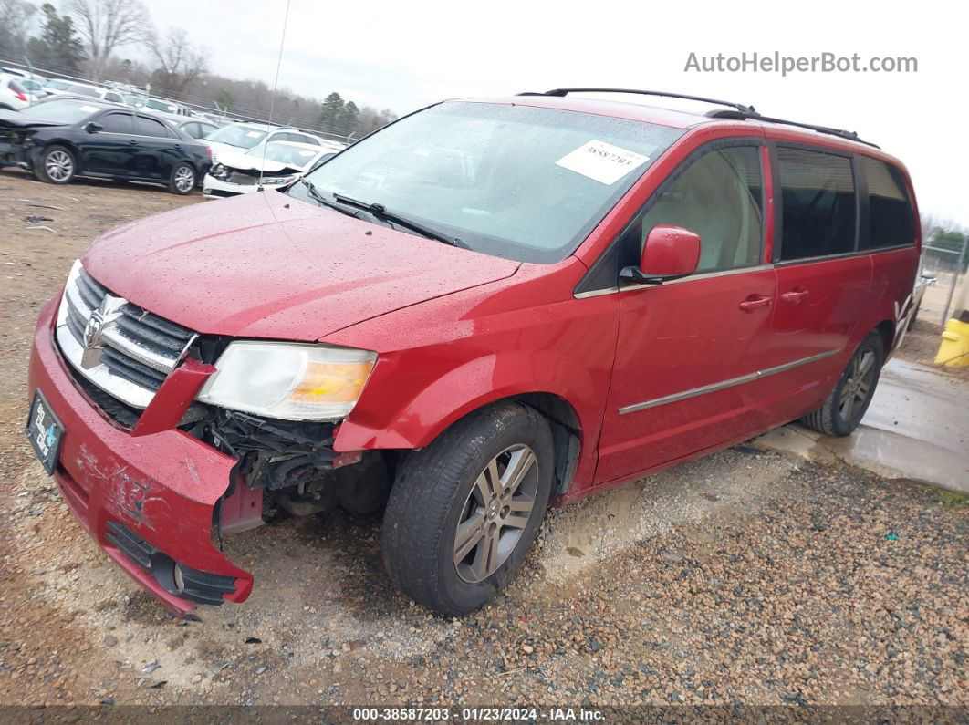 2010 Dodge Grand Caravan Sxt Красный vin: 2D4RN5DXXAR203551