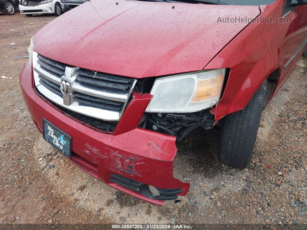 2010 Dodge Grand Caravan Sxt Red vin: 2D4RN5DXXAR203551