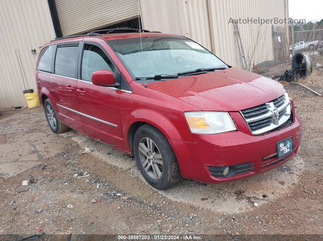 2010 Dodge Grand Caravan Sxt Red vin: 2D4RN5DXXAR203551