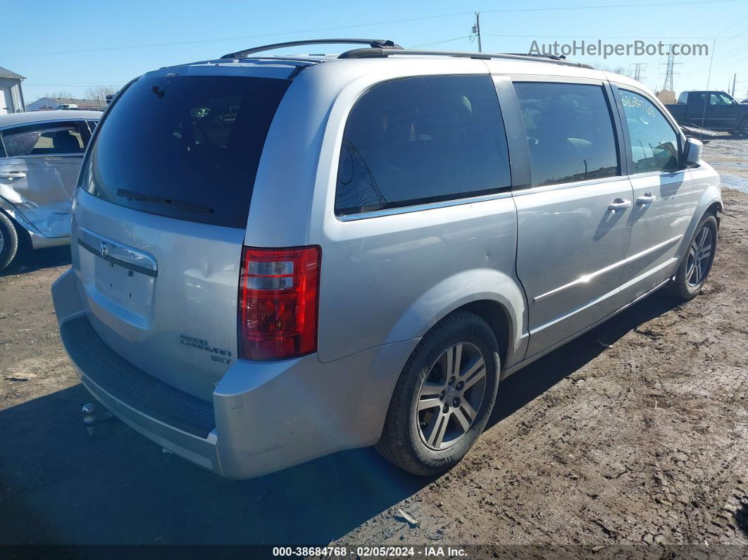 2010 Dodge Grand Caravan Sxt Silver vin: 2D4RN5DXXAR223640