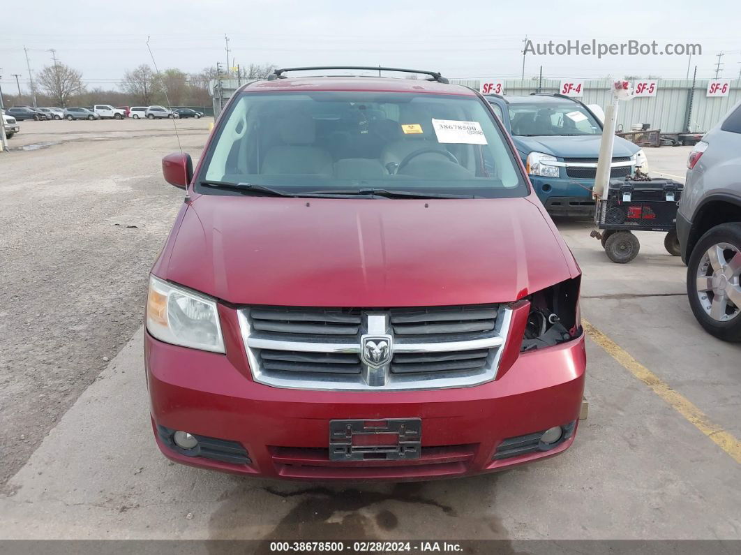 2010 Dodge Grand Caravan Crew Red vin: 2D4RN6DX0AR372712