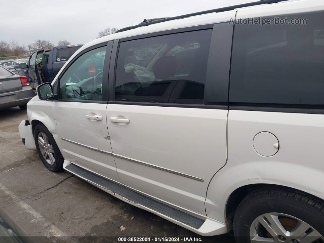 2010 Dodge Grand Caravan Crew White vin: 2D4RN6DX4AR438176