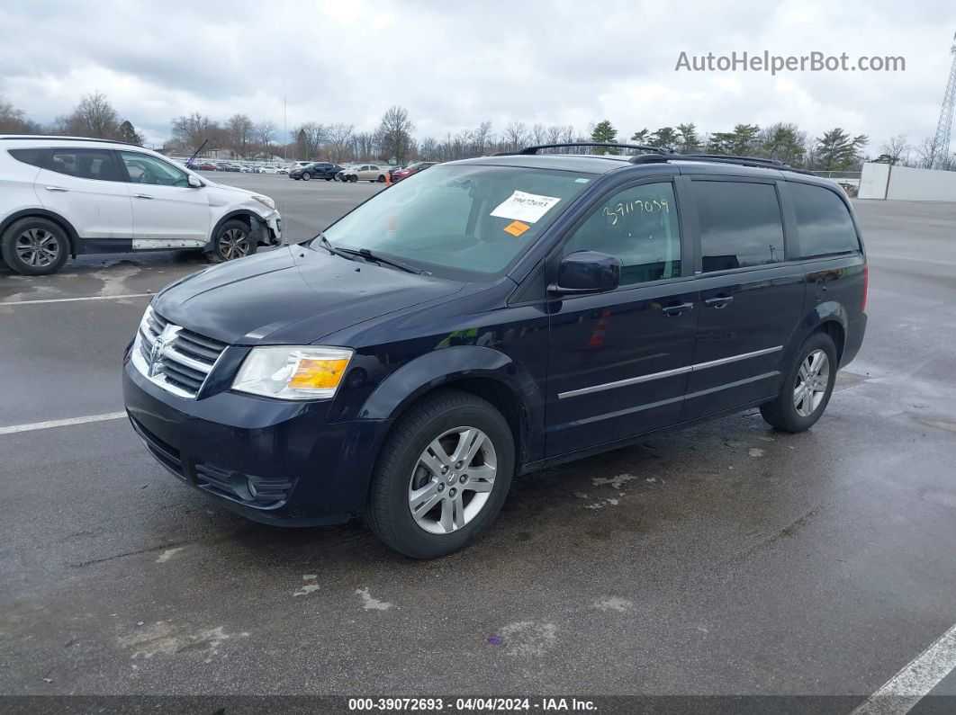 2010 Dodge Grand Caravan Crew Синий vin: 2D4RN6DX9AR447360