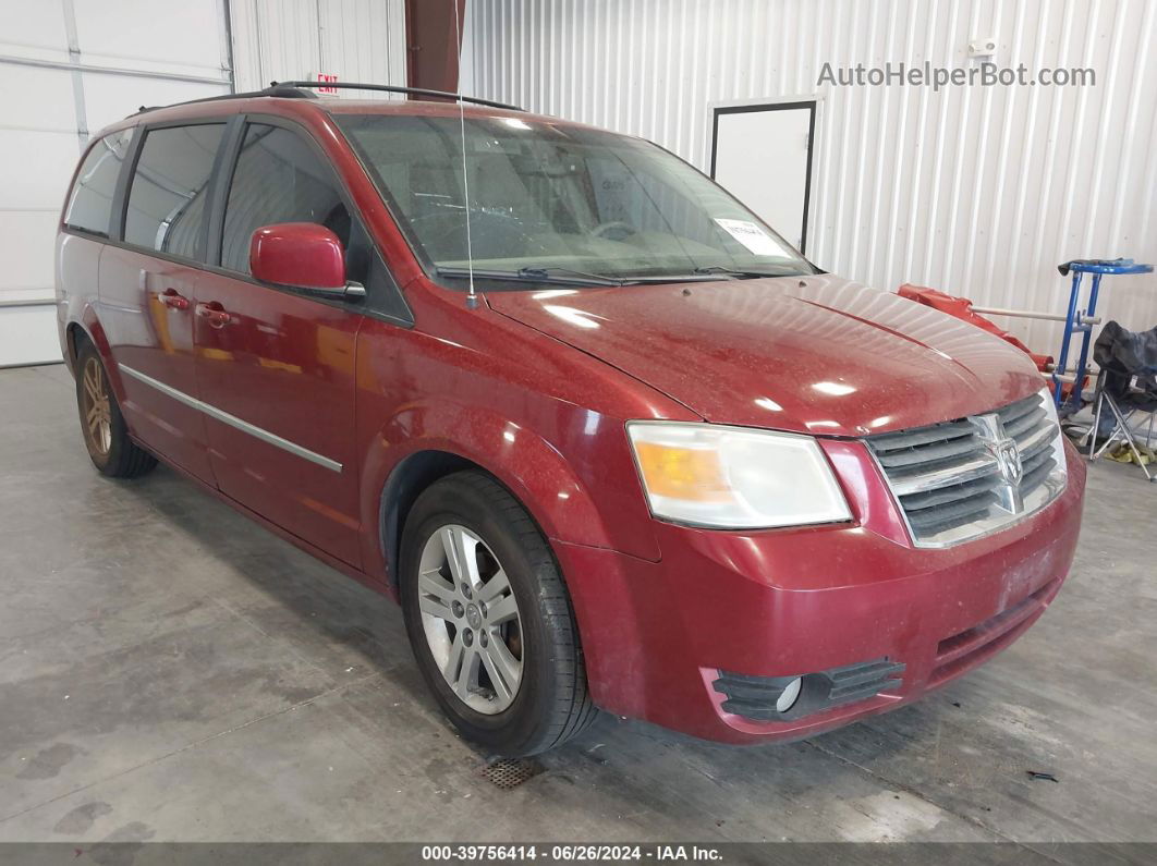 2010 Dodge Grand Caravan Crew Red vin: 2D4RN6DXXAR360809