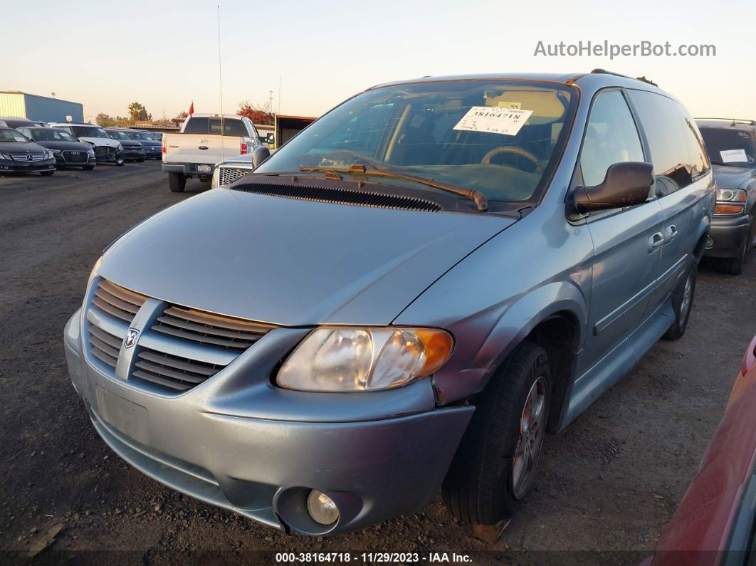 2005 Dodge Grand Caravan Sxt Blue vin: 2D8GP44L05R294648