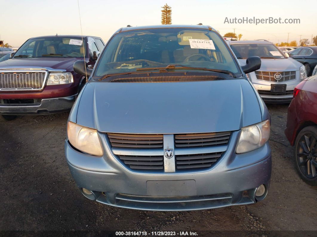 2005 Dodge Grand Caravan Sxt Blue vin: 2D8GP44L05R294648