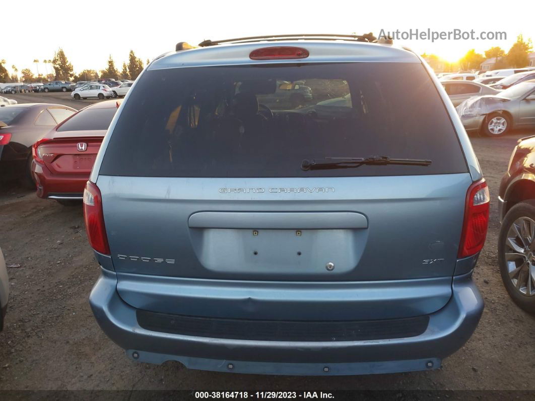 2005 Dodge Grand Caravan Sxt Blue vin: 2D8GP44L05R294648