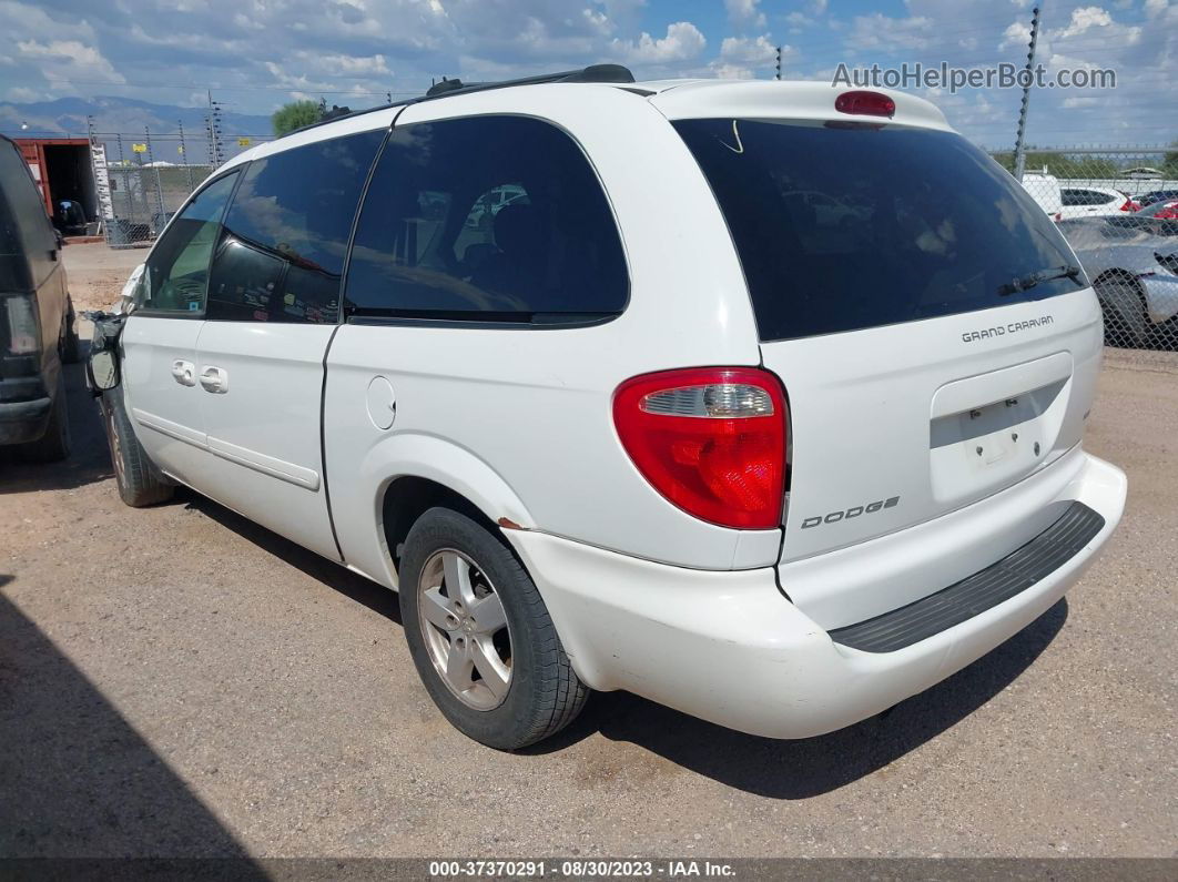 2005 Dodge Grand Caravan Sxt White vin: 2D8GP44L15R198995