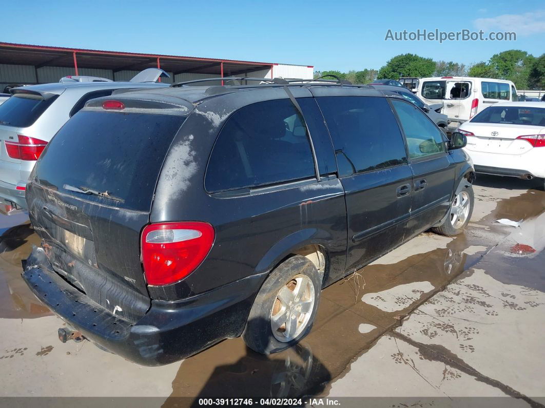 2005 Dodge Grand Caravan Sxt Black vin: 2D8GP44L35R205297