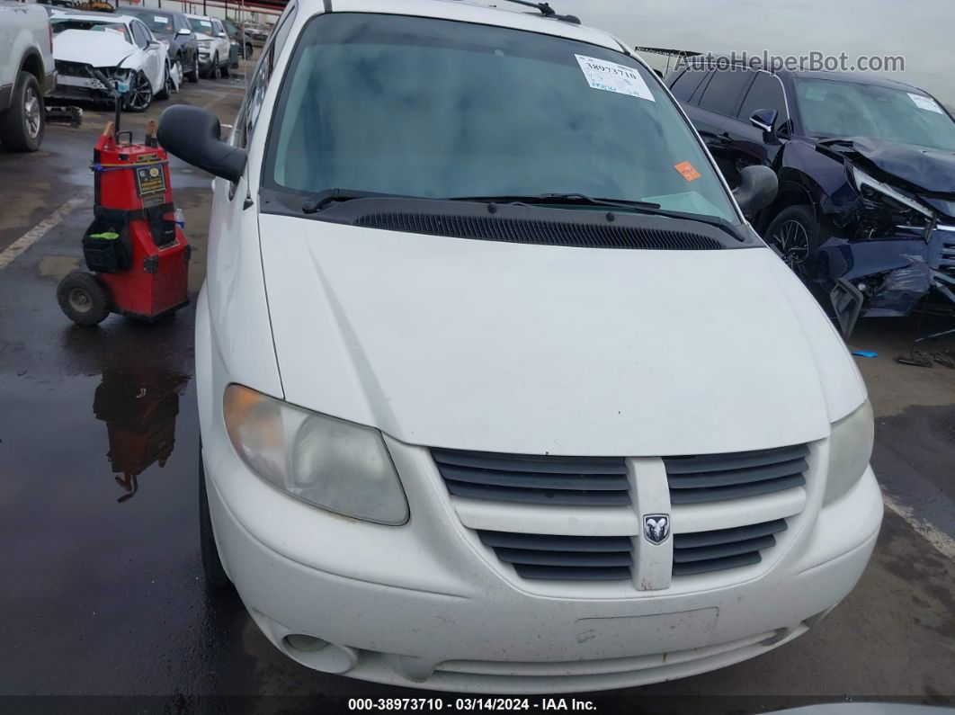 2005 Dodge Grand Caravan Sxt White vin: 2D8GP44L45R220567