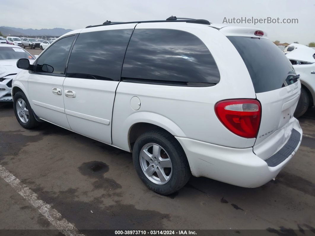 2005 Dodge Grand Caravan Sxt White vin: 2D8GP44L45R220567