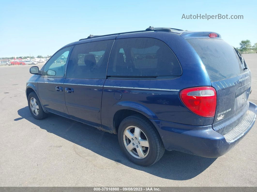 2005 Dodge Grand Caravan Sxt Blue vin: 2D8GP44L95R322706