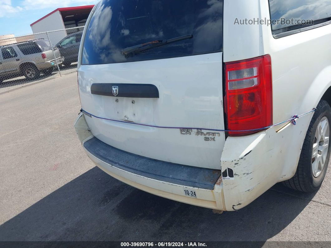 2009 Dodge Grand Caravan Cv Белый vin: 2D8HN11E29R623242