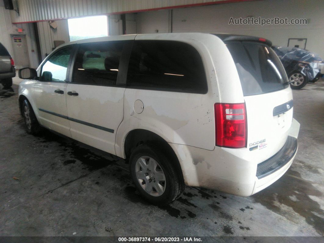 2009 Dodge Grand Caravan C/v   White vin: 2D8HN11E29R624312