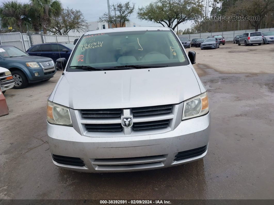 2009 Dodge Grand Caravan Se Silver vin: 2D8HN44E09R575723