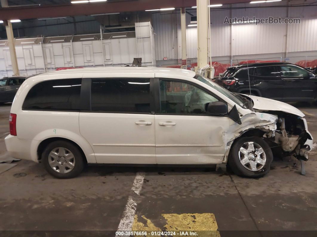 2009 Dodge Grand Caravan Se White vin: 2D8HN44E09R623494