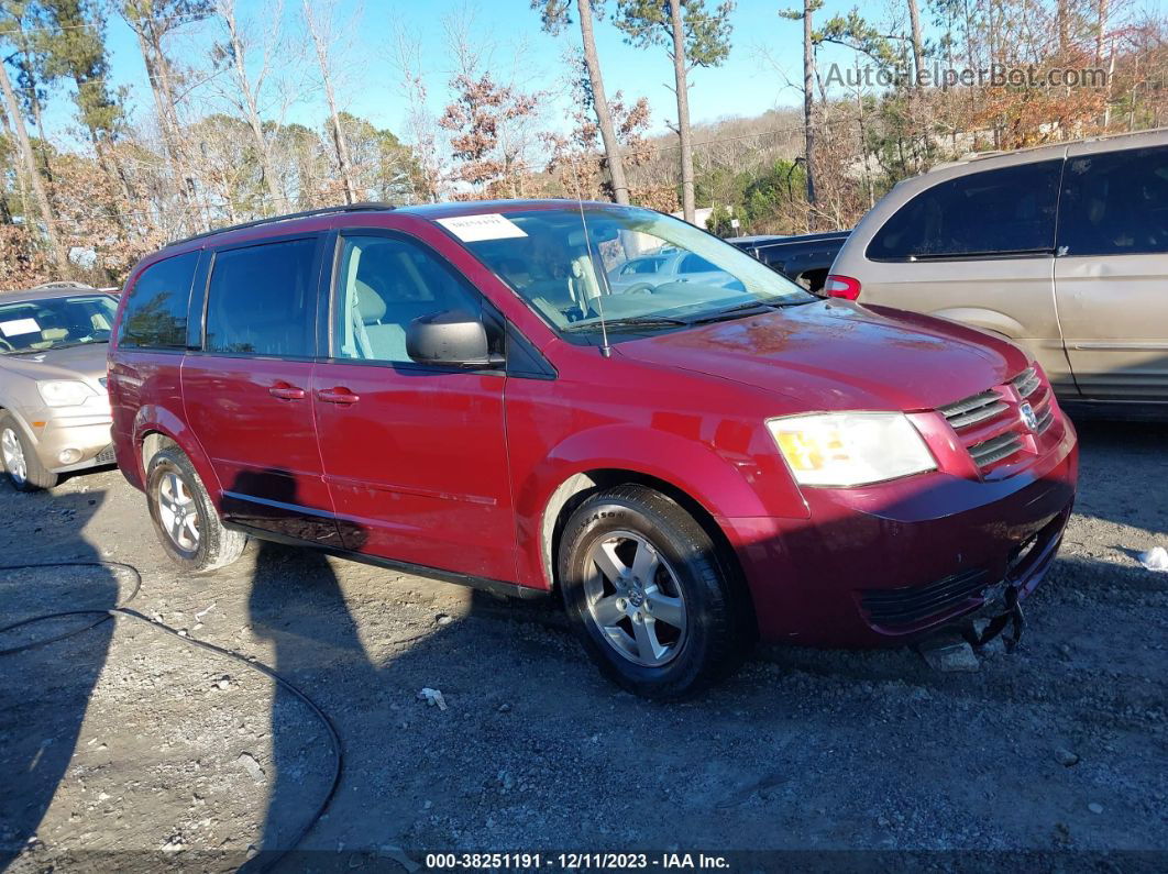 2009 Dodge Grand Caravan Se Red vin: 2D8HN44E19R522903